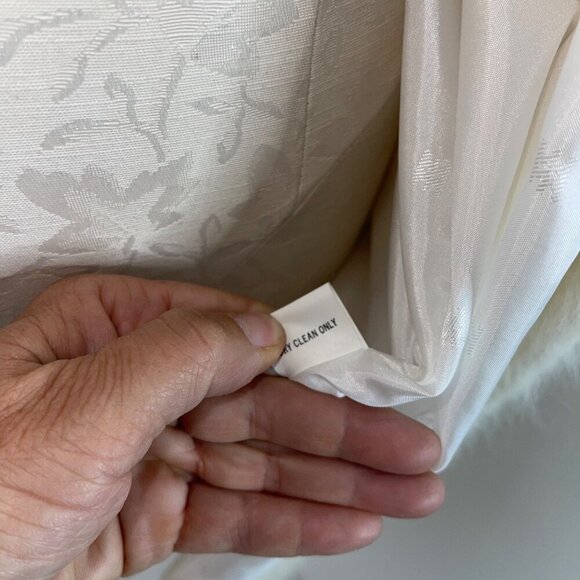 Lee Sands Vintage Womens Jacket One Size White Embellished Cardigan Open Front - Picture 5 of 10